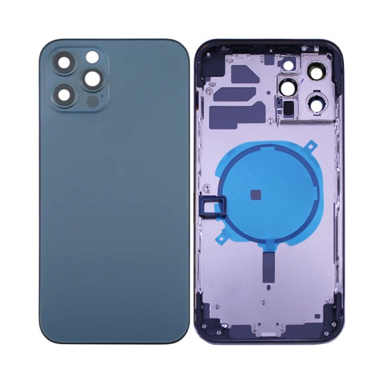 Tapa Trasera+Frame Apple iPhone 12 Pro Max Azul